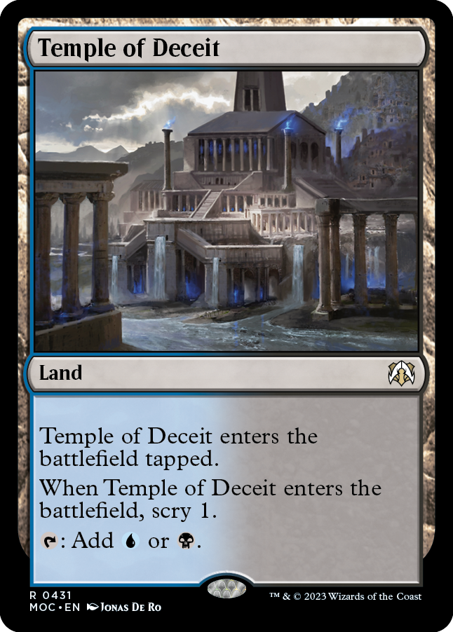 Temple of Deceit [March of the Machine Commander] | Gate City Games LLC