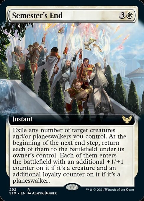 Semester's End (Extended Art) [Strixhaven: School of Mages] | Gate City Games LLC