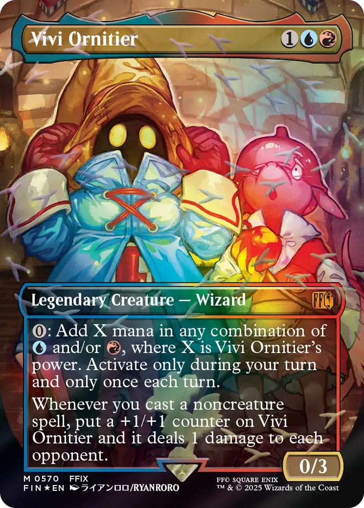 Vivi Ornitier (Borderless) (Chocobo Track Foil) [FINAL FANTASY] | Gate City Games LLC
