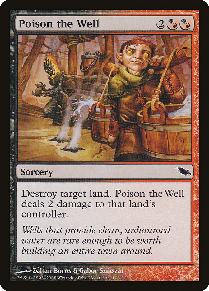 Poison the Well [Shadowmoor] | Gate City Games LLC