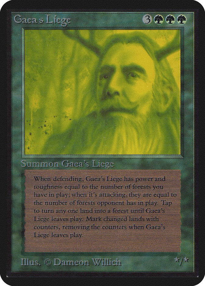 Gaea's Liege [Alpha Edition] | Gate City Games LLC