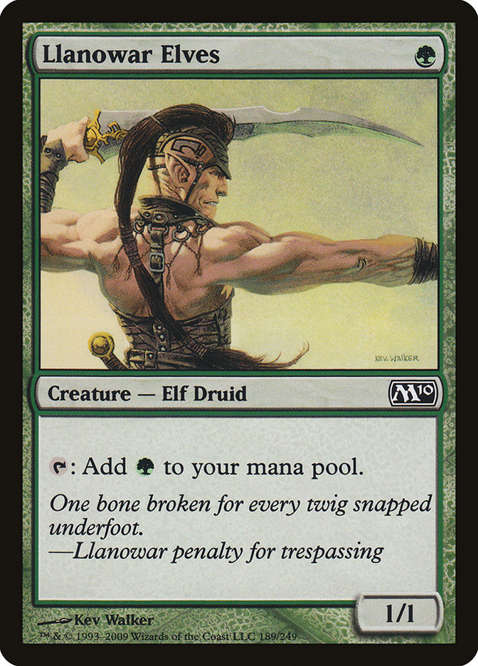 Llanowar Elves [Magic 2010] | Gate City Games LLC