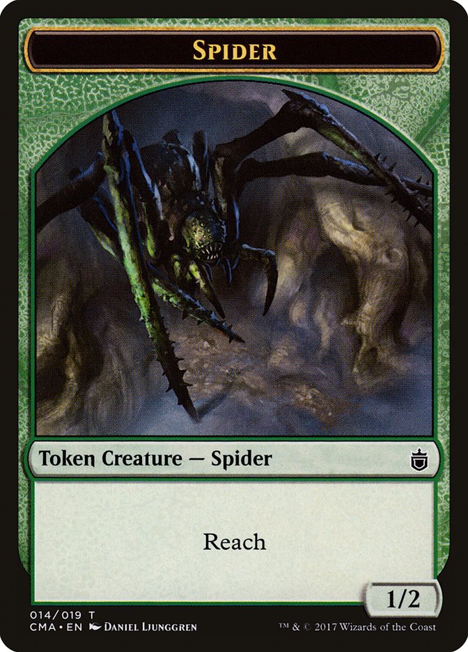 Spider Token [Commander Anthology Tokens] | Gate City Games LLC