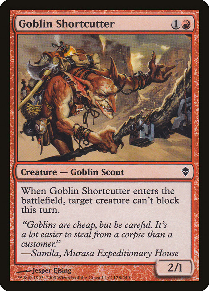 Goblin Shortcutter [Zendikar] | Gate City Games LLC