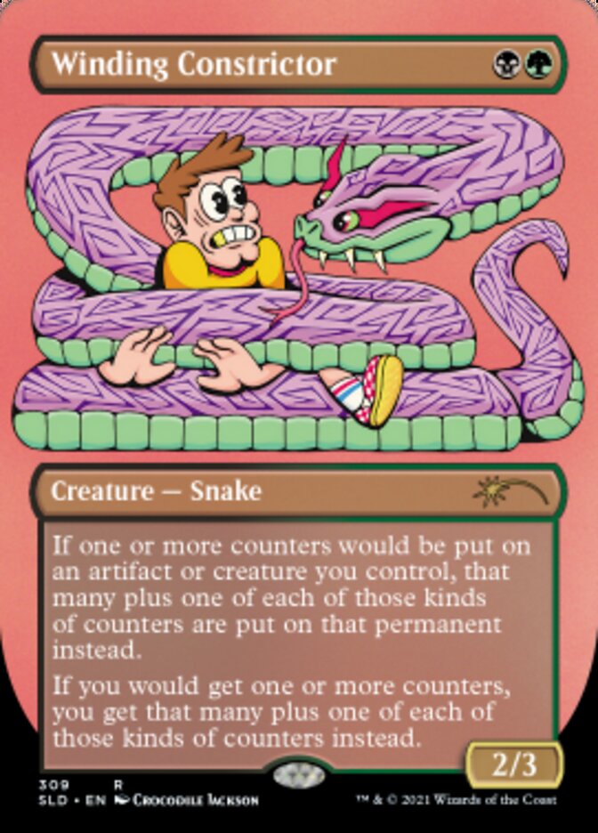 Winding Constrictor (Borderless) [Secret Lair Drop Series] | Gate City Games LLC