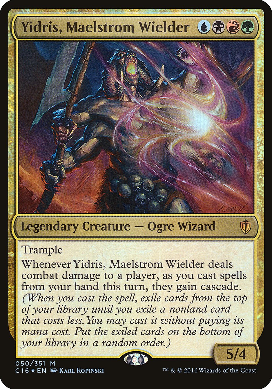 Yidris, Maelstrom Wielder (Oversized) [Commander 2016 Oversized] | Gate City Games LLC