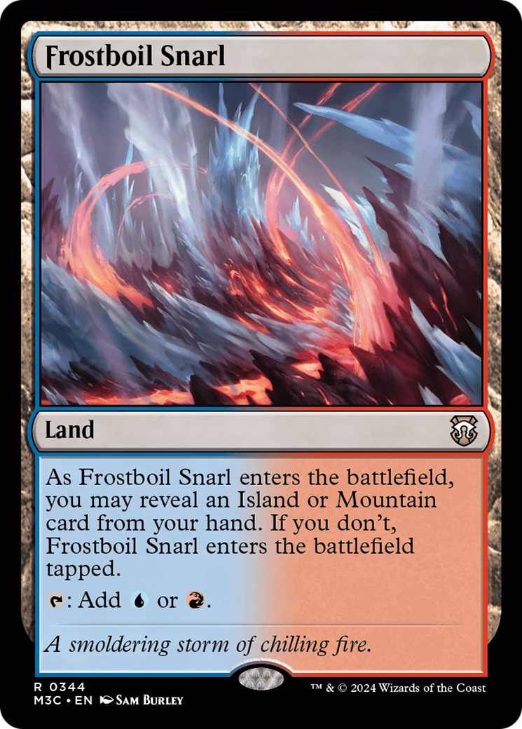 Frostboil Snarl (Ripple Foil) [Modern Horizons 3 Commander] | Gate City Games LLC