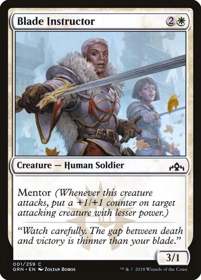 Blade Instructor [Guilds of Ravnica] | Gate City Games LLC