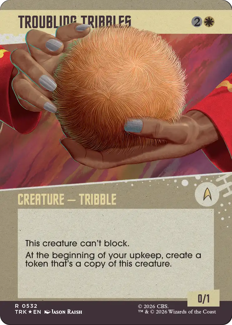 Troubling Tribbles (Showcase) (Surge Foil) [Star Trek] | Gate City Games LLC