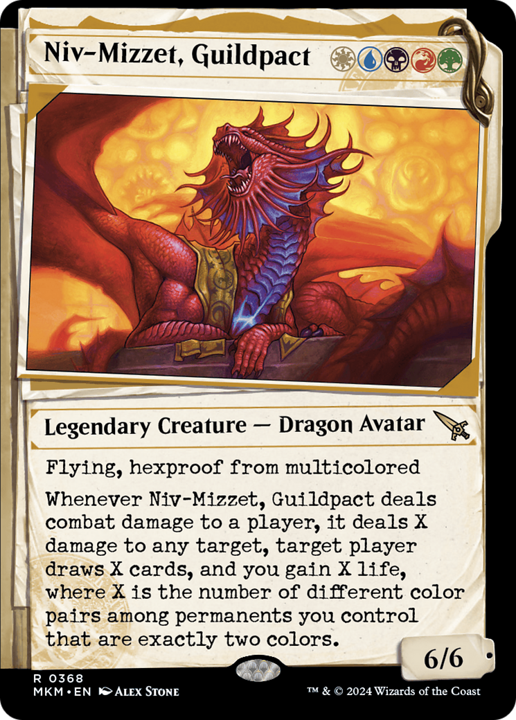 Niv-Mizzet, Guildpact (Showcase) (368) [Murders at Karlov Manor] | Gate City Games LLC