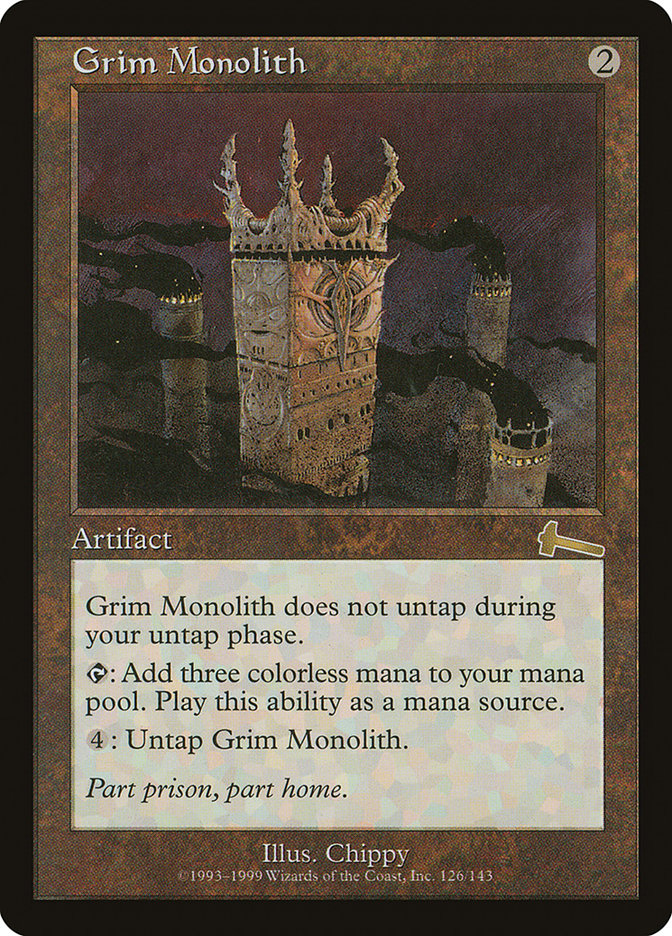 Grim Monolith [Urza's Legacy] | Gate City Games LLC