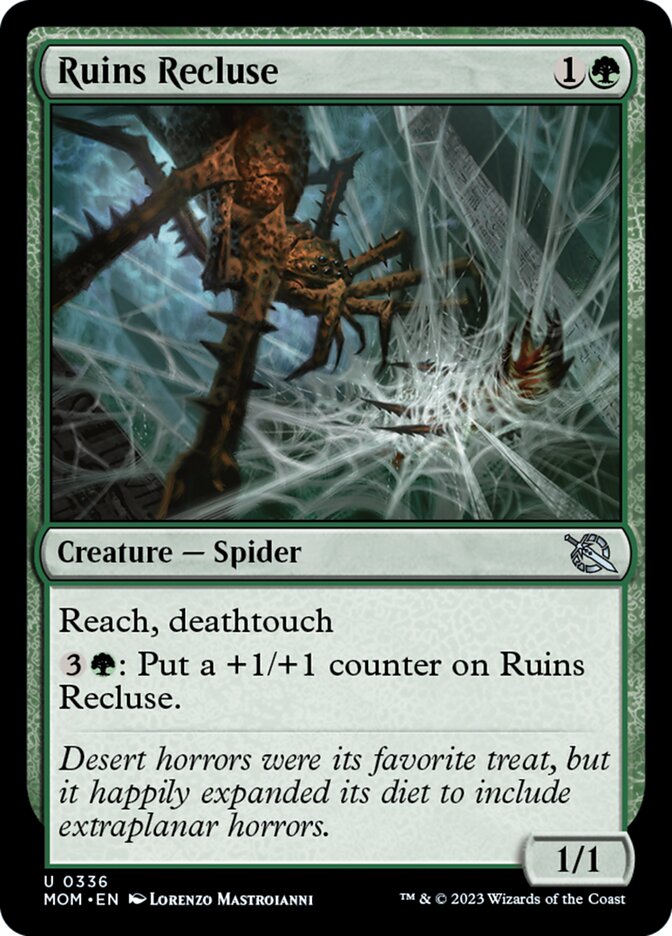 Ruins Recluse [March of the Machine] | Gate City Games LLC