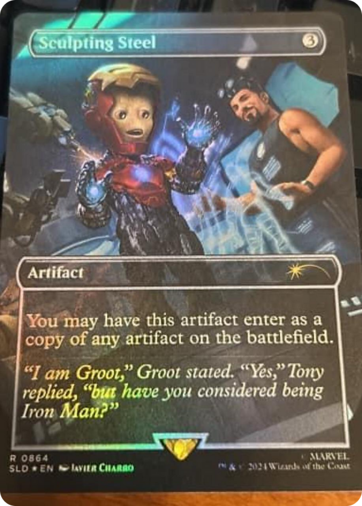 Sculpting Steel (Rainbow Foil) [Secret Lair Drop Series] | Gate City Games LLC