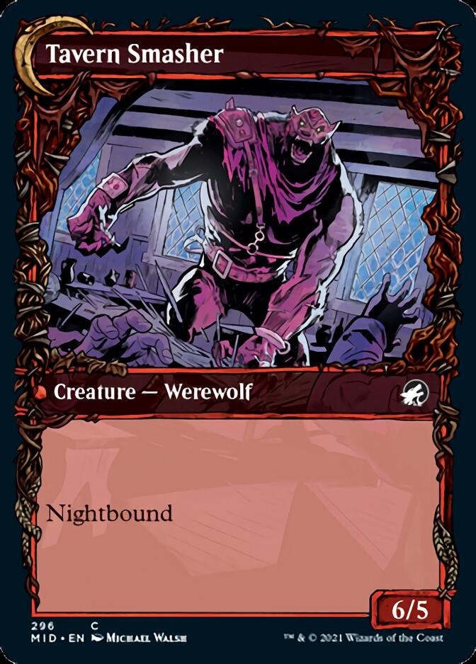 Tavern Ruffian // Tavern Smasher (Showcase Equinox) [Innistrad: Midnight Hunt] | Gate City Games LLC