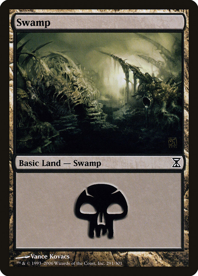 Swamp (291) [Time Spiral] | Gate City Games LLC