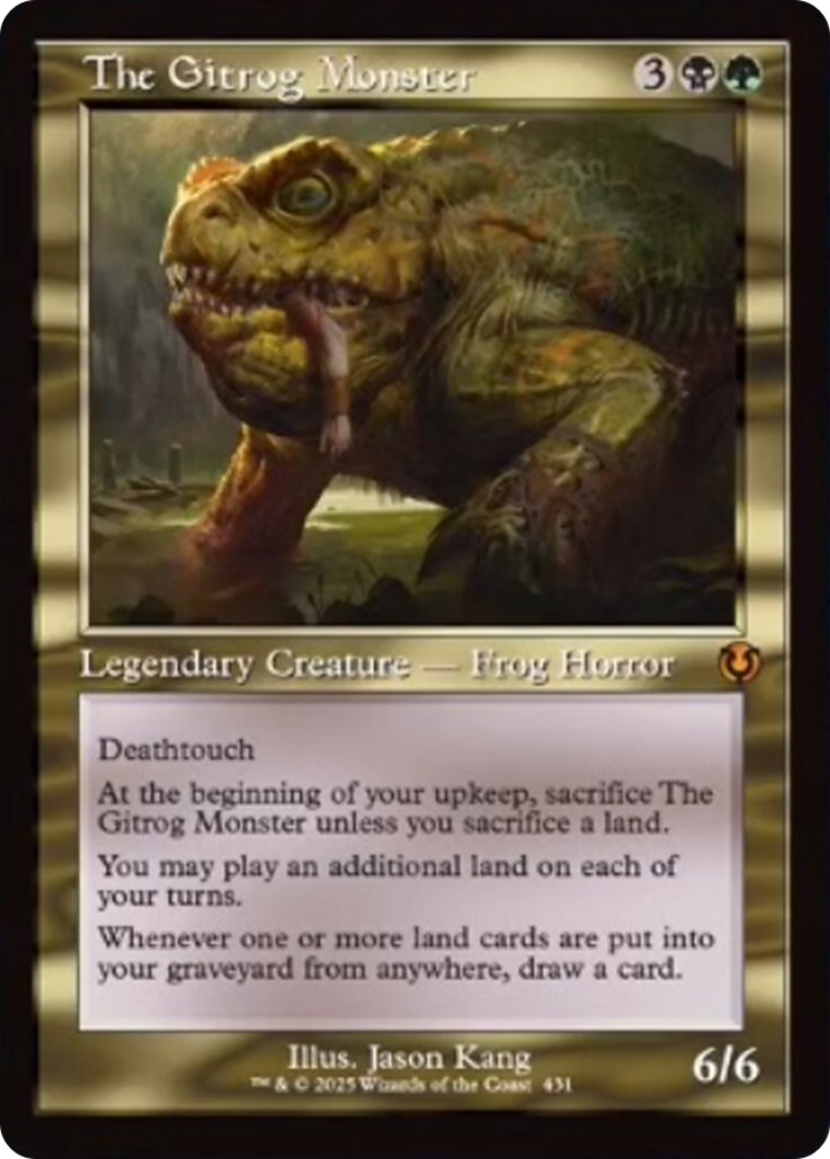 The Gitrog Monster (Retro Frame) [Innistrad Remastered] | Gate City Games LLC