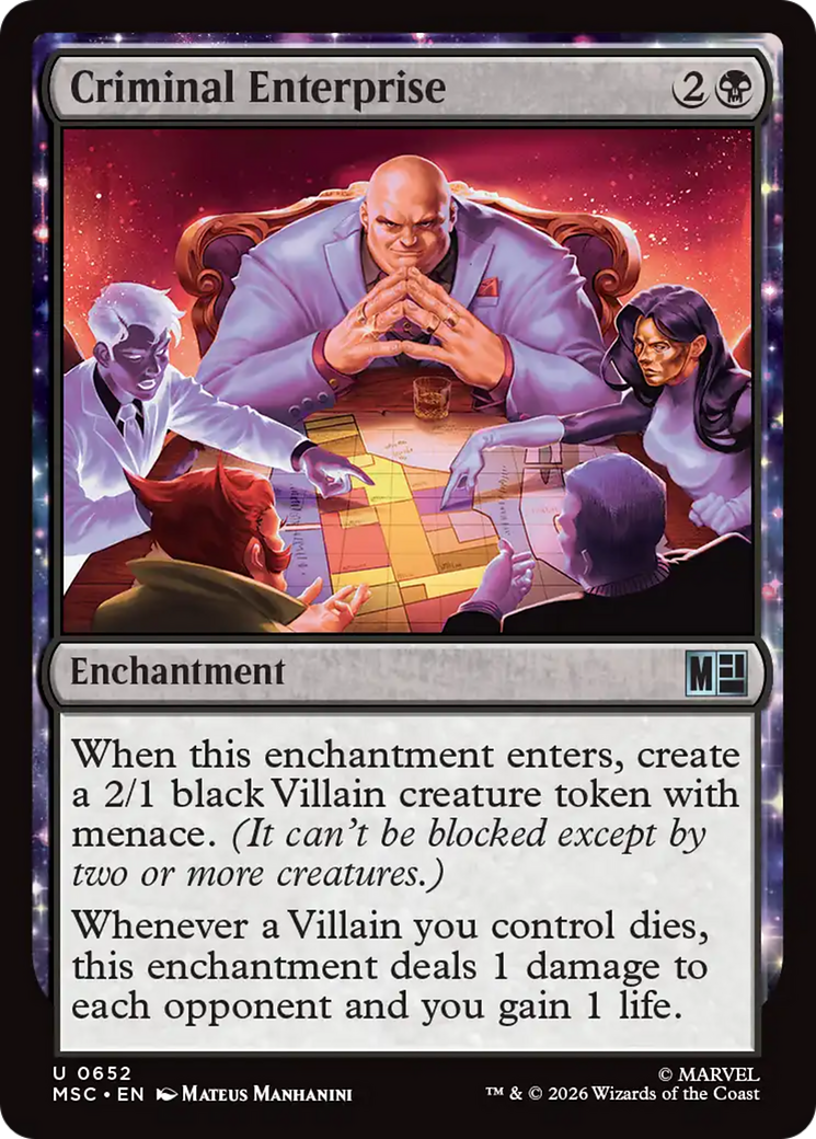 Criminal Enterprise [Marvel Super Heroes Commander] | Gate City Games LLC