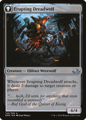Smoldering Werewolf // Erupting Dreadwolf [Eldritch Moon] | Gate City Games LLC