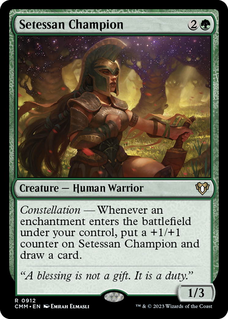 Setessan Champion [Commander Masters] | Gate City Games LLC