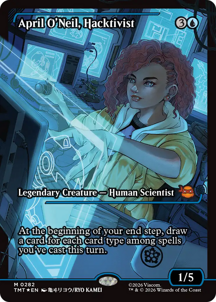 April O'Neil, Hacktivist (0282) (Showcase) [Teenage Mutant Ninja Turtles] | Gate City Games LLC