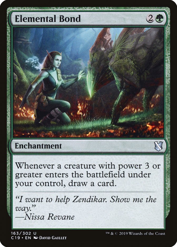 Elemental Bond [Commander 2019] | Gate City Games LLC