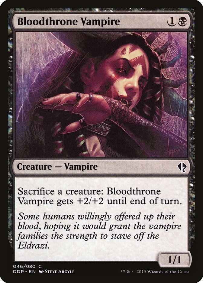 Bloodthrone Vampire [Duel Decks: Zendikar vs. Eldrazi] | Gate City Games LLC