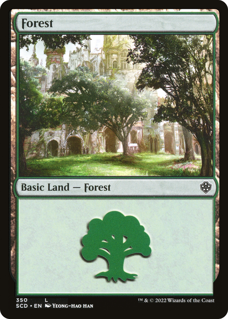Forest (350) [Starter Commander Decks] | Gate City Games LLC