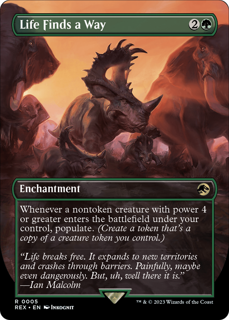 Life Finds a Way (Borderless) [Jurassic World Collection] | Gate City Games LLC