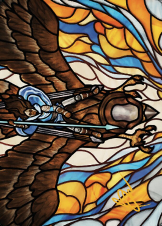 Tura Kennerud, Skyknight Art Card (Gold-Stamped Signature) [Dominaria United Art Series] | Gate City Games LLC