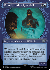 Elrond, Lord of Rivendell (Showcase) (Surge Foil) [The Lord of the Rings: Tales of Middle-Earth] | Gate City Games LLC