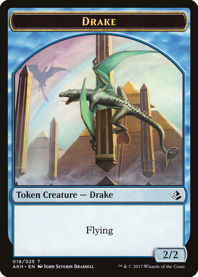 Anointer Priest // Drake Double-Sided Token [Amonkhet Tokens] | Gate City Games LLC