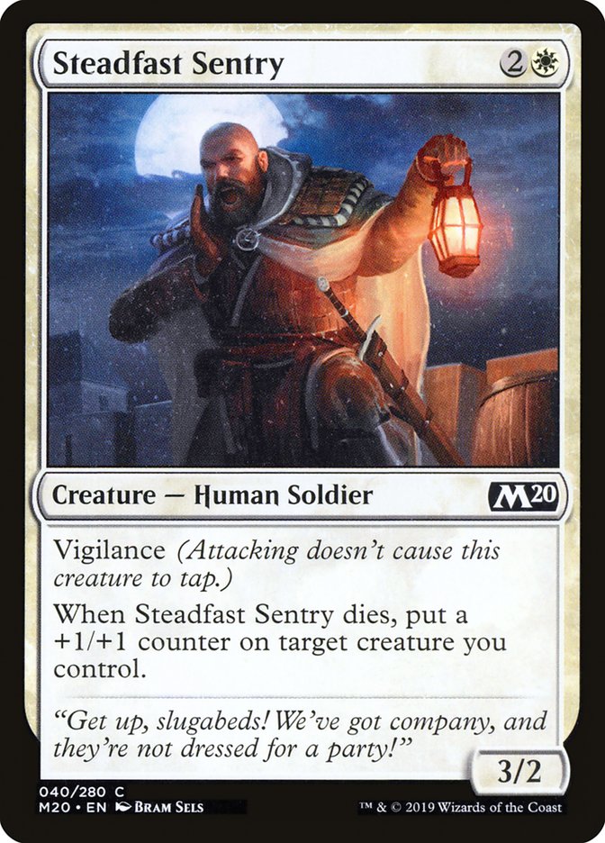 Steadfast Sentry [Core Set 2020] | Gate City Games LLC