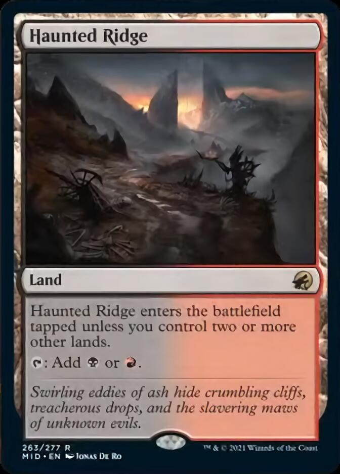 Haunted Ridge [Innistrad: Midnight Hunt] | Gate City Games LLC