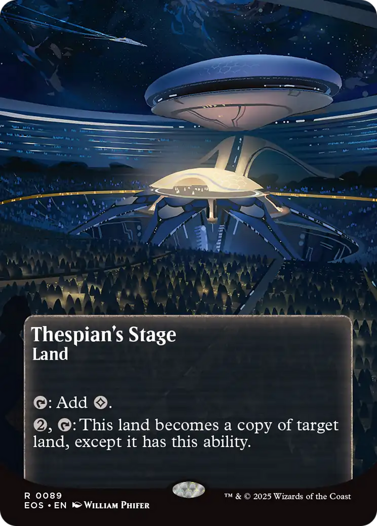 Thespian's Stage (0089) (Borderless) [Edge of Eternities: Stellar Sights] | Gate City Games LLC