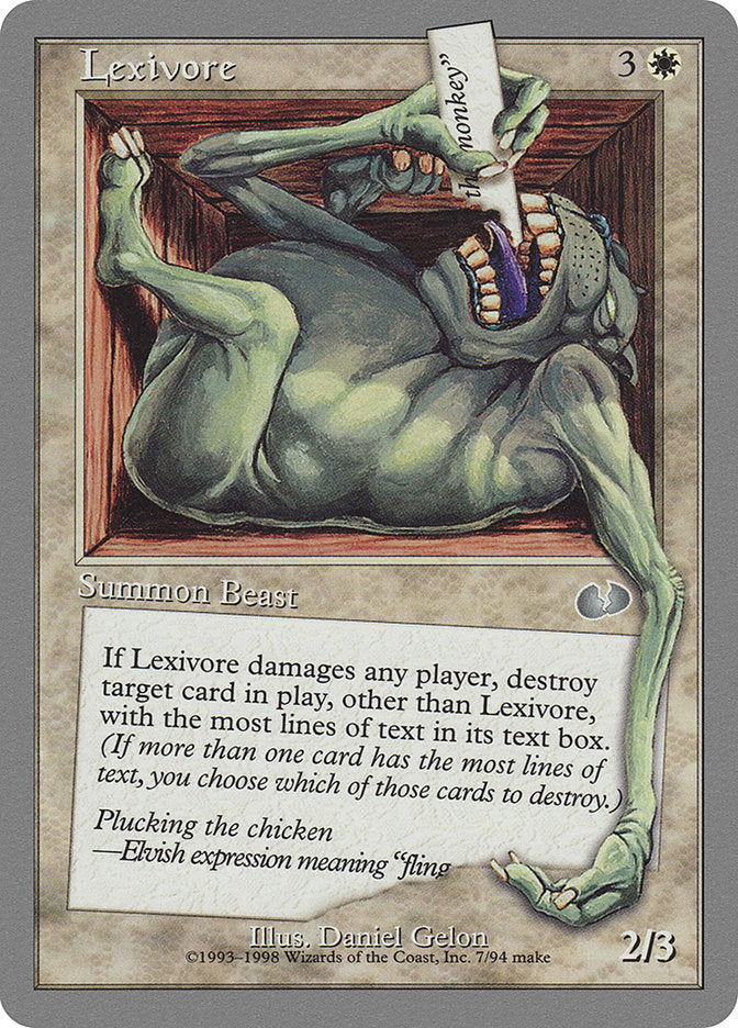Lexivore [Unglued] | Gate City Games LLC