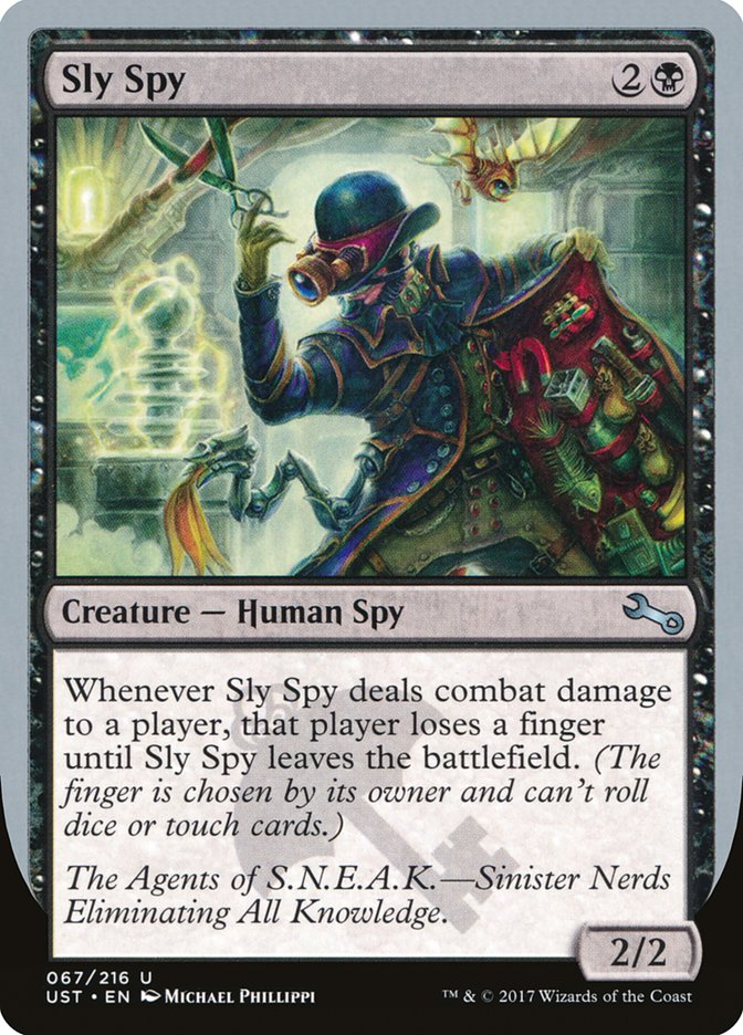 Sly Spy ("Sinister Nerds Eliminating All Knowledge") [Unstable] | Gate City Games LLC