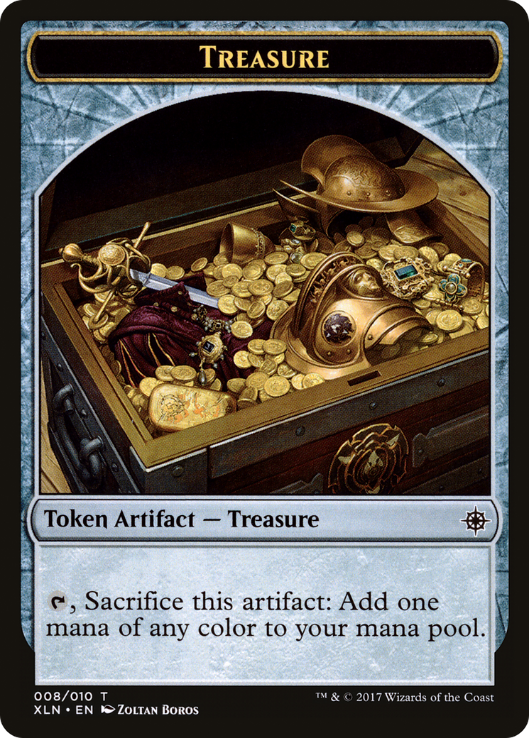 Elf // Treasure (0013) Double-Sided Token [The Hobbit Tokens] | Gate City Games LLC