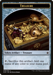 Elf // Treasure (0013) Double-Sided Token [The Hobbit Tokens] | Gate City Games LLC