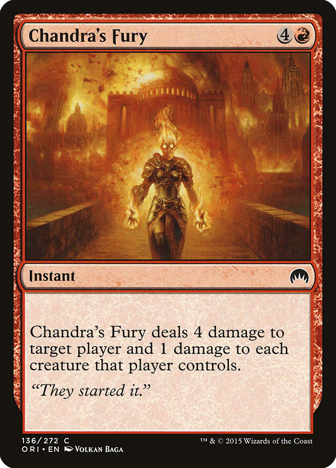 Chandra's Fury [Magic Origins] | Gate City Games LLC