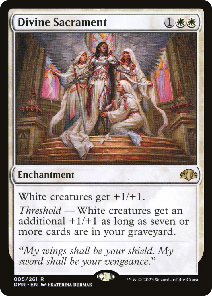 Divine Sacrament [Dominaria Remastered] | Gate City Games LLC