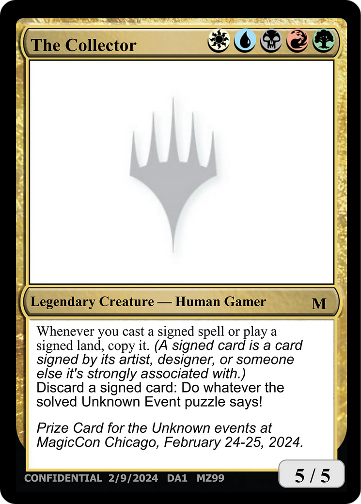 The Collector [Unknown Event] | Gate City Games LLC