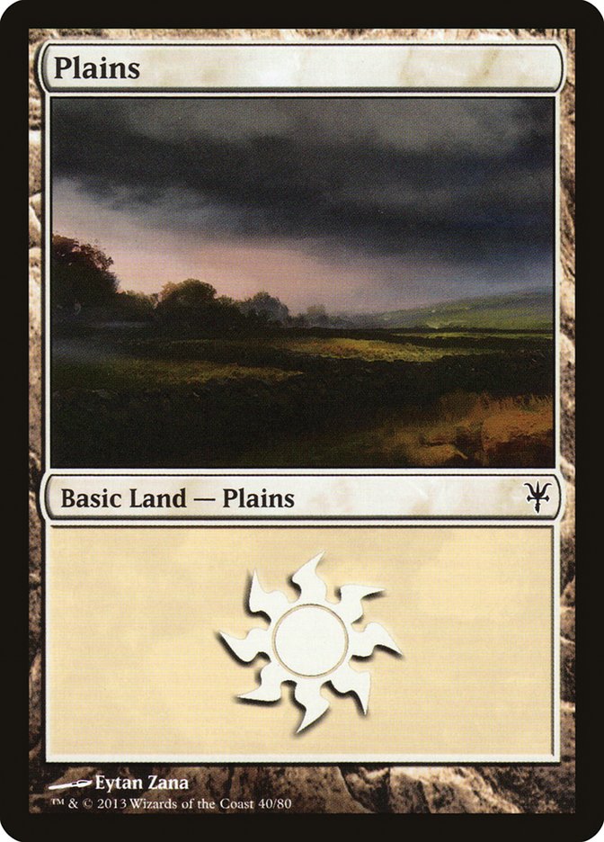 Plains (40) [Duel Decks: Sorin vs. Tibalt] | Gate City Games LLC