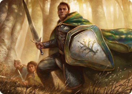 Boromir, Warden of the Tower Art Card [The Lord of the Rings: Tales of Middle-earth Art Series] | Gate City Games LLC