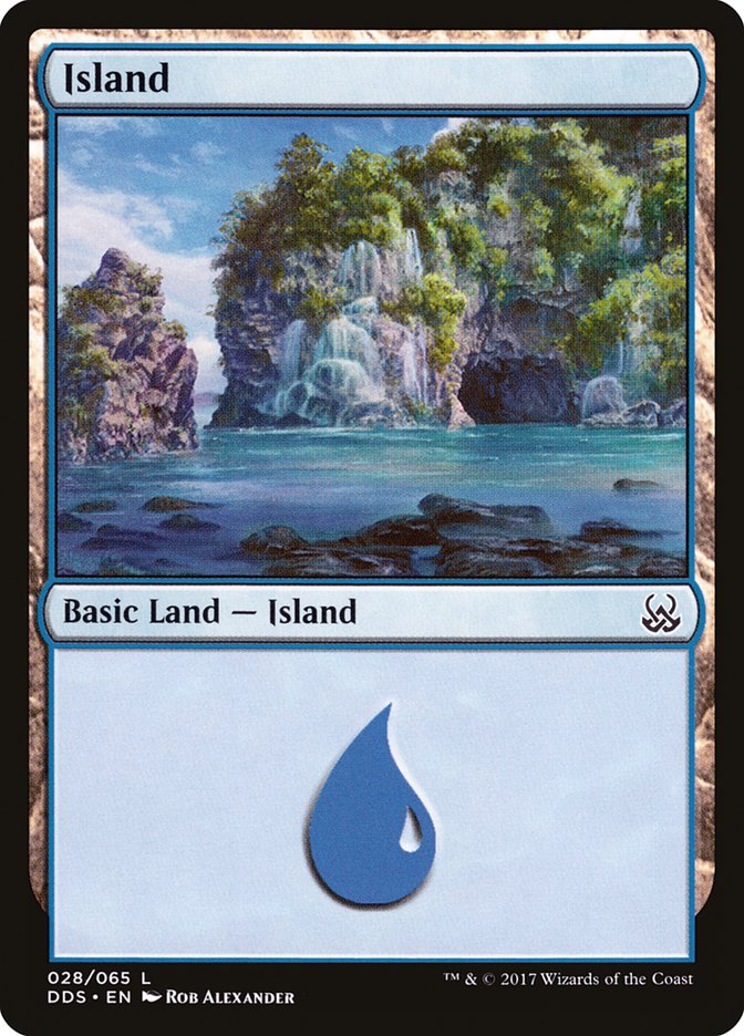 Island (28) [Duel Decks: Mind vs. Might] | Gate City Games LLC