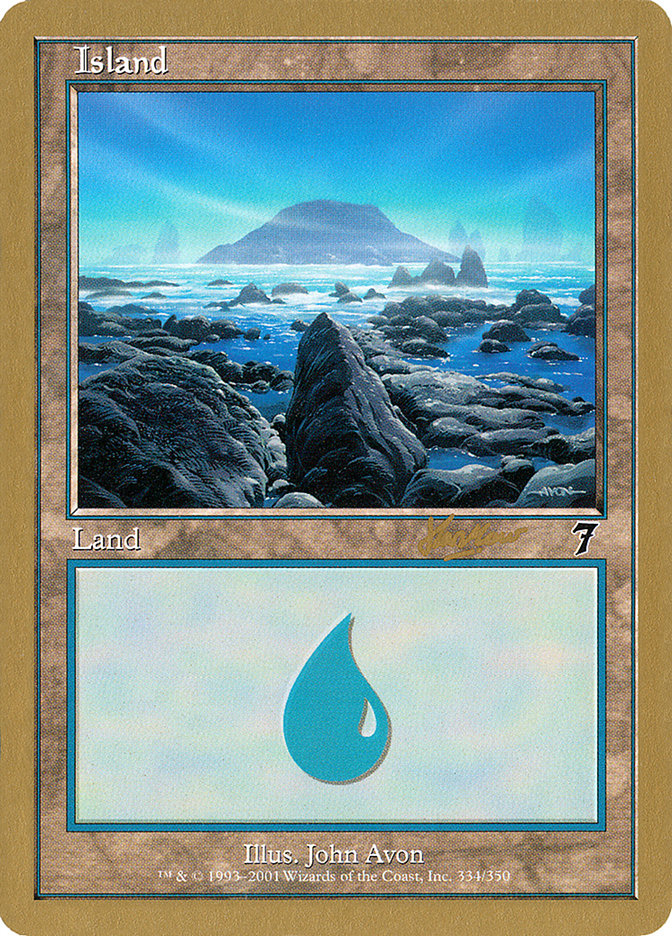 Island (shh334) (Sim Han How) [World Championship Decks 2002] | Gate City Games LLC