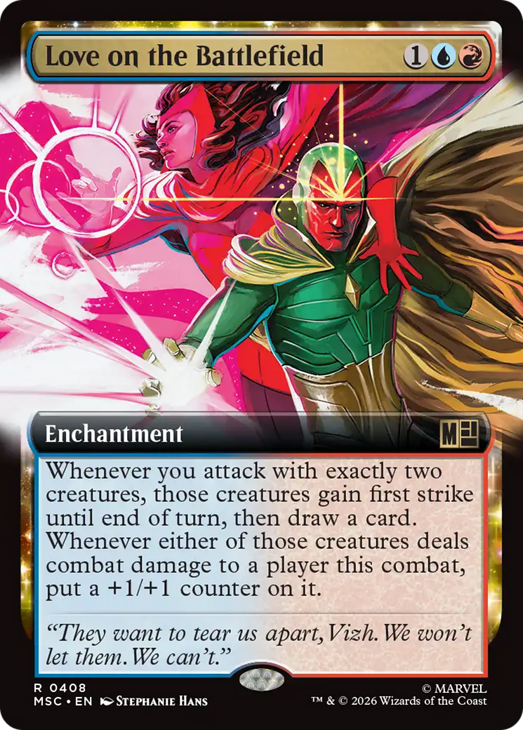 Love on the Battlefield (Extended Art) [Marvel Super Heroes Commander] | Gate City Games LLC
