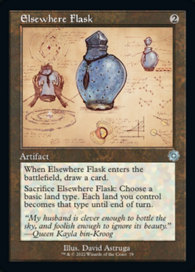 Elsewhere Flask (Retro Schematic) [The Brothers' War Retro Artifacts] | Gate City Games LLC