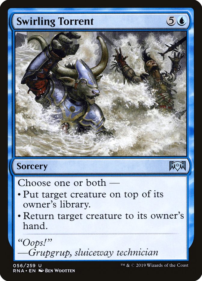 Swirling Torrent [Ravnica Allegiance] | Gate City Games LLC