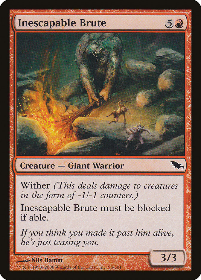 Inescapable Brute [Shadowmoor] | Gate City Games LLC