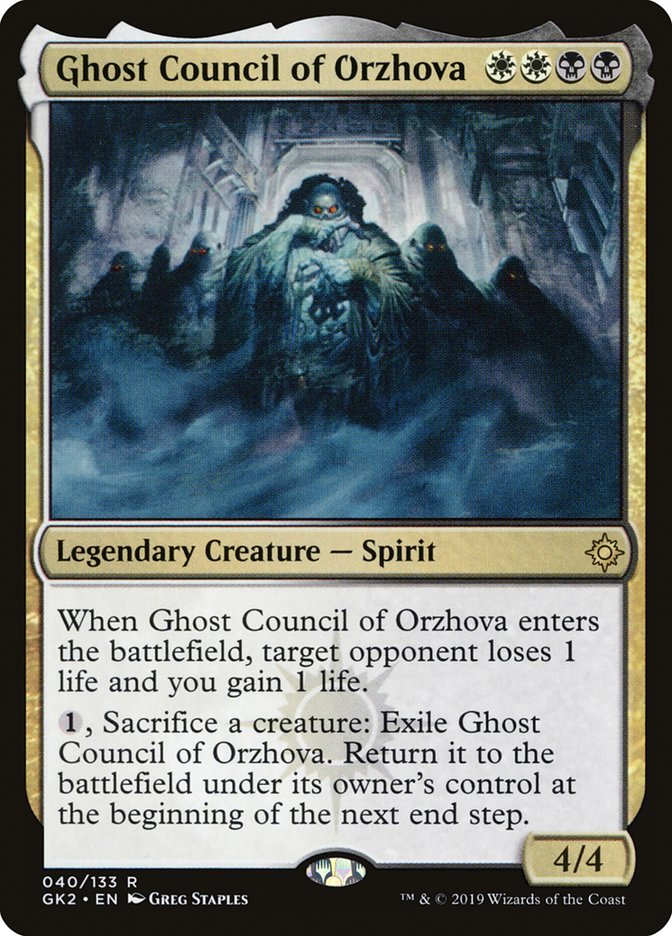 Ghost Council of Orzhova [Ravnica Allegiance Guild Kit] | Gate City Games LLC